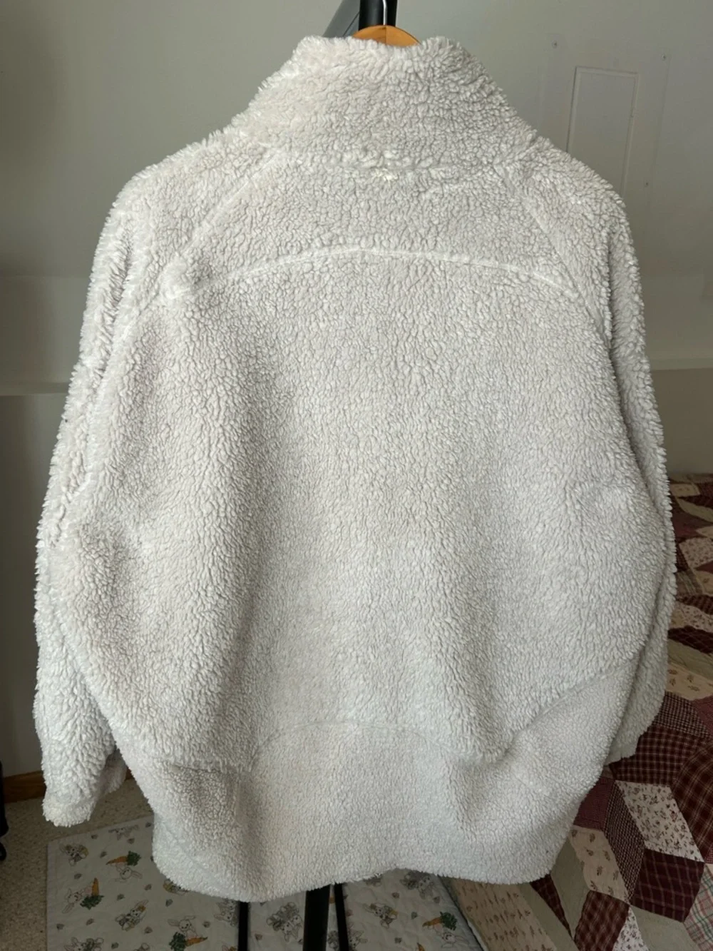 Lululemon Long Textured Fleece Jacket Sherpa Teddy